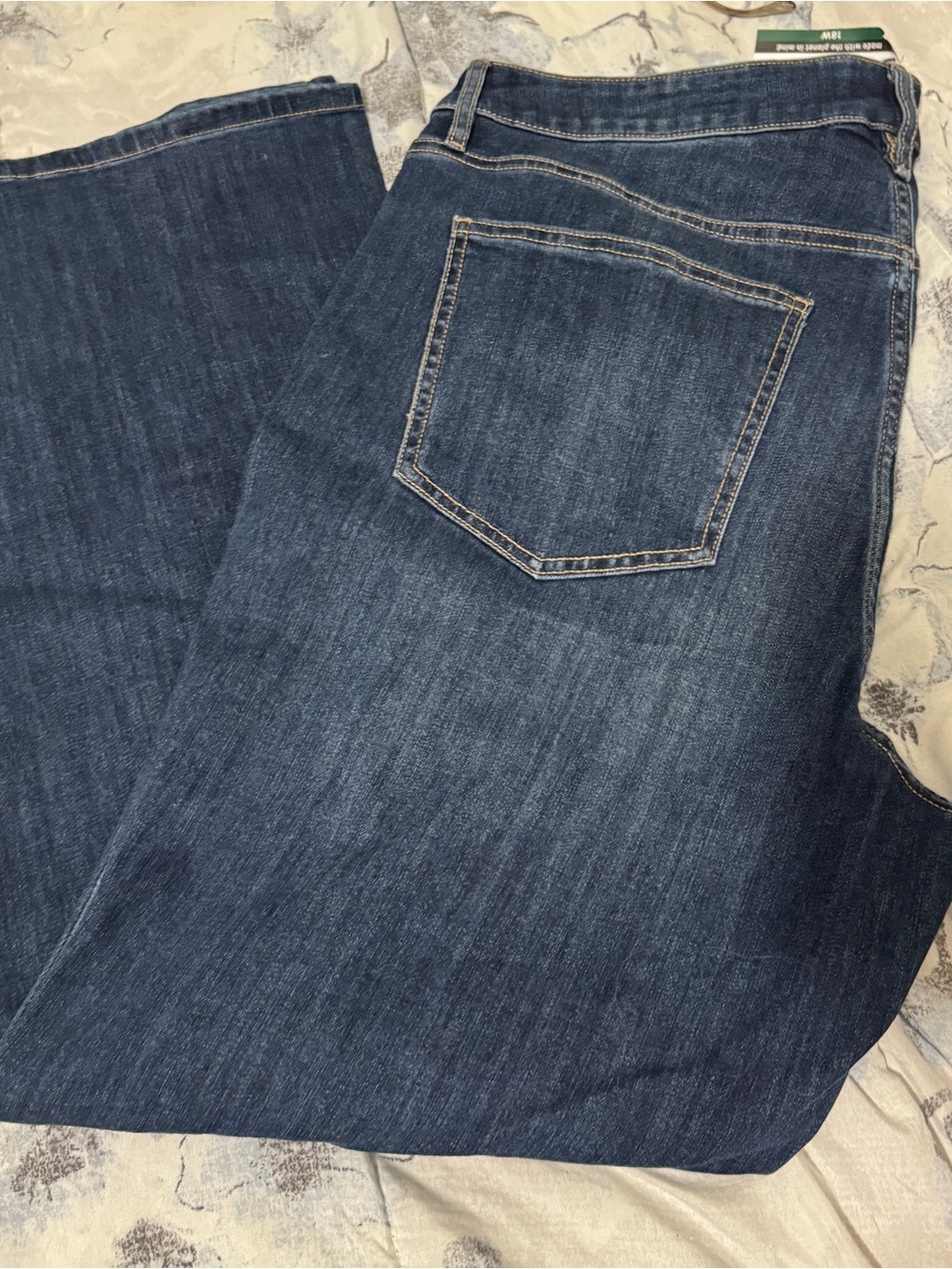 Seven7 Women's Bootcut Jeans in Classic Blue Wash - Picture 7 of 7
